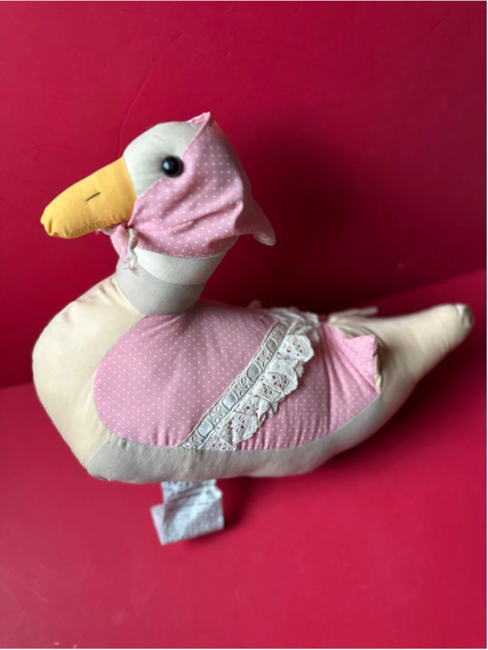 Vintage Fairytale Mother Goose Stuffed Animal Plush Cottagecore Kids